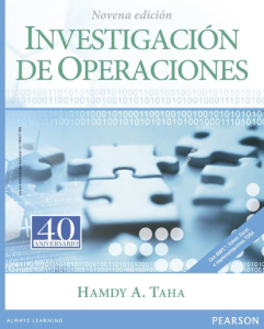 Investigación De Operaciones 9Ed  - Solucionario | Libro PDF