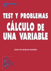 Cálculo De Una Variable Test y problemas - Solucionario | Libro PDF