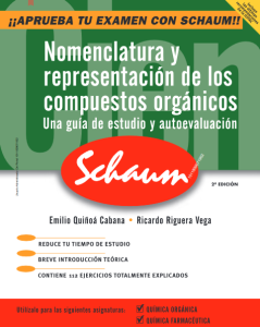 Nomenclatura Y Representación De Los Compuestos Orgánicos Una guía de estudio y autoevaluación. Serie Schaum - Solucionario | Libro PDF