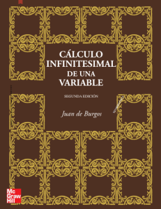 Cálculo Infinitesimal De Una Variable 2Ed  - Solucionario | Libro PDF