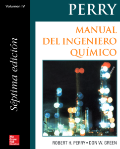 Manual Del Ingeniero Químico 7Ed Volumen IV - Solucionario | Libro PDF