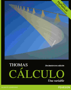 Cálculo 13Ed Una variable - Solucionario | Libro PDF