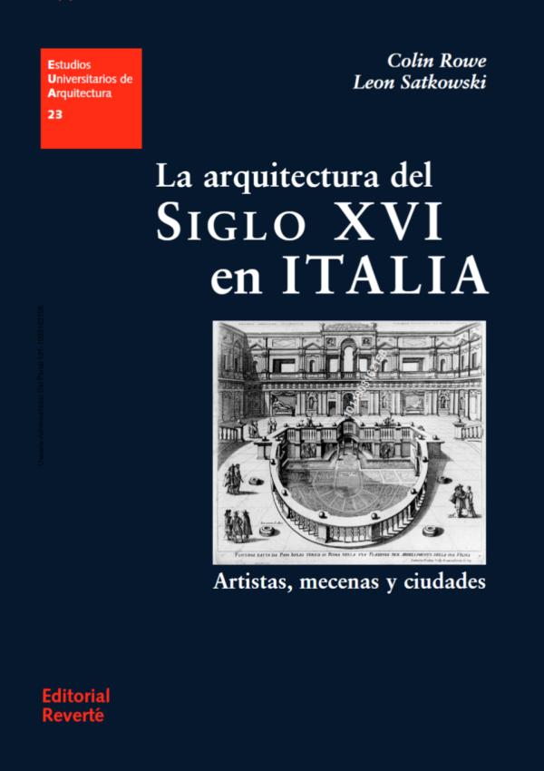 La Arquitectura Del Siglo Xvi En Italia PDF