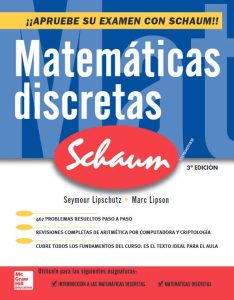 Matemáticas Discretas 3Ed Serie Schaum - Solucionario | Libro PDF