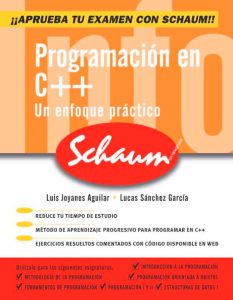 Programación En C++ Un enfoque práctico. Serie Schaum - Solucionario | Libro PDF