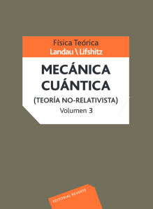 Mecánica Cuántica Teoría no-relativista. VOL 3 - Solucionario | Libro PDF