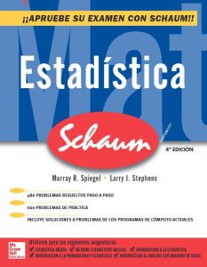 Estadística 4Ed Serie Schaum - Solucionario | Libro PDF