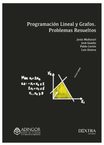 Programación Lineal Y Grafos. Problemas Resueltos.  - Solucionario | Libro PDF