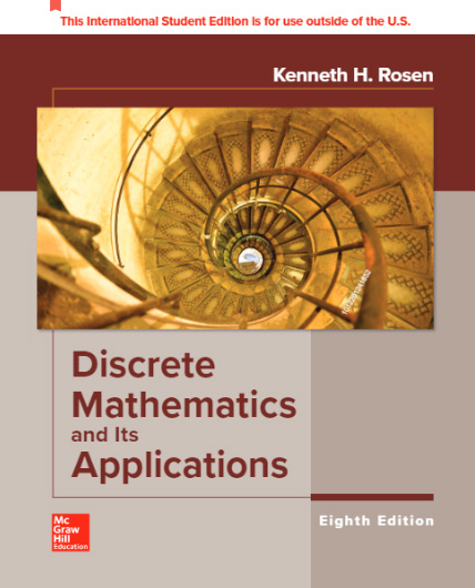 Discrete Mathematics And Its Applications 8Ed PDF