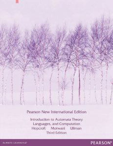 Introduction To Automata Theory Languages, And Computation 3Ed  - Solucionario | Libro PDF